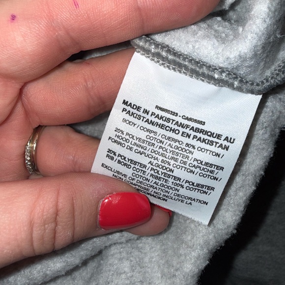 Nike (Medium) Grey Zip Up Hooded Jacket - Picture 7 of 7